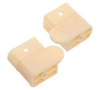 KOMBIUDA 2 Set Fibbia automatica per guardrail per Parti di ricambio per cancelletto per Beige