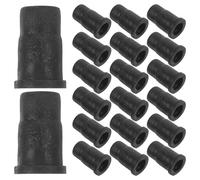 KOMBIUDA 20 Pezzi Inserti Manicotto per Rotelle Piccole, Manicotti per Stelo Ruote Girevoli 19x32 Mm, Accessori per Montaggio Caster, Ricambi per Mobili Ruote, Materiale Resistente