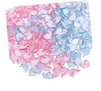 KOMBIUDA 200 Miniature Resin Ocean Animals Figurines Tiny Dolphin Ornaments For Dollhouse Fairy Garden Aquarium Micro Landscape Decorations Fade-resistant Resin Craft