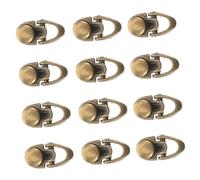 KOMBIUDA 20pezzi Fibbie Per Scarpe in Kit Riparazione Per Ganci e Occhielli Per Stivali e Calzature Sportive Assicurano Allacciatura Rapida e Durata