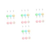 KOMBIUDA 24pezzi Macaron Panni Pulitori Per Schermo Del Telefono e Occhiali Pezze Per La Pulizia Microfibra Strumenti Leggeri e Compatti Per Uso Quotidiano Colori Misti