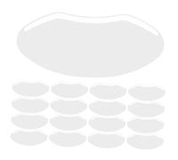 KOMBIUDA 25pezzi Mascherine Per Trattamenti Viso in Plastica Trasparente Monouso Per Barbieri Protezione Per Viso Scudo Facciale Per Parrucchieri