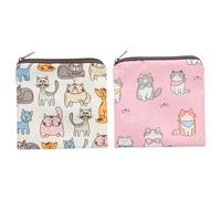 KOMBIUDA 2pezzi Borsa Per Assorbenti Femminili e Decorativa Per Donne e Ragazze Perfetta Per Viaggi e Attività All Aperto Confezione Pratica Per Piccole Cose e Accessori