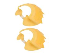 KOMBIUDA 2pezzi Cuffie Per Shampoo in Silicone Impermeabili e Protettive Adatte Per Ragazzo e Bagni Design Cartoni Animati e Confortevole Per Prevenire Ingresso Negli Occhi e Orecchie Del
