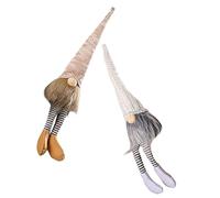 KOMBIUDA 2pezzi Gnomi Natalizi Tela Con Cappello Decorazioni Festive Per Tavolo e Scrivania Ornamenti Per Natale e Feste Colori e Atmosfera Magica Per La Tua Casa