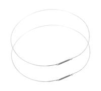 KOMBIUDA 2pezzi Guarnizione Porta Lavatrice Carico Frontale in Acciaio Inossidabile Con Morsetto Molla Per Sostituzione Anello Guarnizione Rialzo Resistente e Sicuro Compatibile Con Lavatri