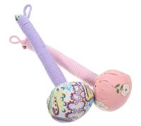 KOMBIUDA 2pezzi Martello Massaggiante Manuale Per Schiena Collo e Corpo Riempimento Di Assenzio Avvolto in Panno Adatto Per Braccia Cosce e Uso Domestico Portatile Senza Ricarica