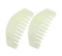 KOMBIUDA 2pezzi Pettine Massaggiante per Capelluto Pettine per Raschiare Capelluto Guasha Massaggiante in Strumento Portatile per Massaggio dei Capelli
