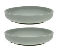 KOMBIUDA 2pezzi Piatto Ventosa in Silicone Piatto Anti-rovesciamento per Disabili e Anziani Lavabile in Lavastoviglie Stoviglie Adattabili per Casa e Istituzioni di Assistenza