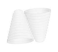 KOMBIUDA 2pezzi Raccordo Di Transizione Per Tubi Di Condotto Adattatore Per Per Di Ventilazione Riduttore Per Condotto Per