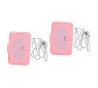 KOMBIUDA 2pezzi Usb Wipe Warmer Heater Riscaldatore Portatile Per Salviette Umidificate Per Viaggi Con Compatibile Con La Maggior Parte Delle Salviette Design Pratico e Facile Da Usare