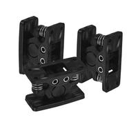 KOMBIUDA 3 pezzi di chiusura per porta in plastica resistente, con chiusura a pressione, a molla di sicurezza per cucina, camera da letto, armadio, cassettiera, ante del fienile