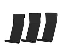 KOMBIUDA 3 Pezzi Supporto per Console di Gioco Supporto per Cuffie Porta Cuffia Cuffiette Rack per Auricolare Porta della Testa per Cuffie Porta Cuffie Portaoggetti per Cuffie ABS Nero