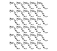 KOMBIUDA 30 pezzi Perno di Sicurezza S Tipo in Metallo per Scaffalature Pallet Clip di Bloccaggio con Rivetto Testa Piatta Resistente e Adatto Magazzini e Centri Logistici