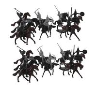 KOMBIUDA 32 Pezzi Di Action Figure Di Cavalieri Pirati Uomini Dell'Esercito Miniature Militari Soldatini Giocattolo Di Plastica Mini Soldati