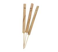 KOMBIUDA 3pezzi Bamboo Bird Flute Whistle Musical Instrument Toy for Kids Educational Sound Imitation Easy to -inspired Music Playthings