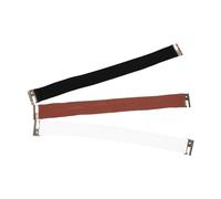 KOMBIUDA 3pezzi Cintura Elastica Larga Intrecciata Donna Bianca Nera e Cammello per Vita Alta Cintura alla Moda Coulisse per Abito Jeans e Eventi