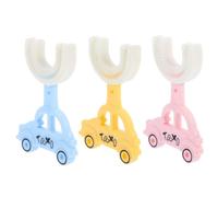 KOMBIUDA 3pezzi Spazzolini U-shaped Per Ragazzo Ragazza Spazzolino Manuale Con Setole Morbide Per Pulizia Completa Dei e Massaggio Gengivale Per Sviluppare Abitudini Di Igiene Orale Sane