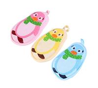 KOMBIUDA 3pezzi Spugna Bagno Per Ragazzo Spugna Doccia Resistente Spugna Bagno Cordino Bagnoschiuma Per Ragazzo