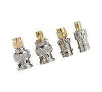 KOMBIUDA 4 Pezzi Adattatore Sma Bncq per Radio e Antenne Facile e Duratura per Uhf e Vhf Compatibile con Dispositivi Wlan e Antenne Esterne