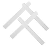 KOMBIUDA 4 pezzi Guide Autoadesive per Bianche Binari Scorrevoli Resistenti e Stabili per Ripiani Estraibili in Cucina Camera e Ufficio Installazione senza Tracce Supporto Durevole e