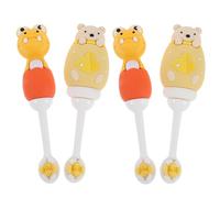 KOMBIUDA 4 Pezzi Spazzolino Da Denti Per Simpatico Cartone Animato Spazzolino Da Denti Per Per Per Dita