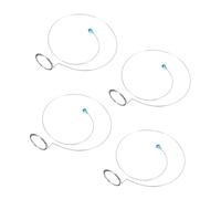 KOMBIUDA 4 pezzi Supporto per Lente d Ingrandimento Regolabile in Metallo Fermo Cerchio in Filo per Riparazione Orologi e Gioielli Porta Lente Resistente e Portatile