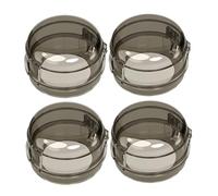 KOMBIUDA 4pezzi Coperchi Protettivi Per Manopole Di Cucina Da Trasparenti e Sicuri Per Ragazzo Ragazza Compatibili Con Gas e Forni Protezione Contro Inquinamento e Danni Design Elegante Per