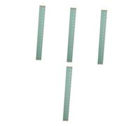 KOMBIUDA 4pezzi Creative Height Chart Wall Decor for Kids Room Wooden Growth Ruler Easy to Install Modern Design for Home Decoration Writable