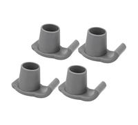KOMBIUDA 4pezzi Sci Walker Scivoli Resistenti Scivoli Antiaderenti Per Piedi Walker Forniture Sostitutivi