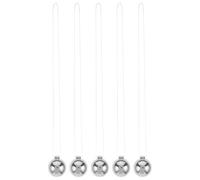 KOMBIUDA 5 Newton's Cradle Pendulum Balls Stainless Steel Physics Educational Balance Toy For Home Office Desktop Decoration Kinetic Motion Science Gadget