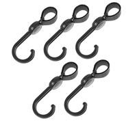 KOMBIUDA 5 pezzi Ganci Rotanti per Passeggino Appendiabiti Portatile per Borse e Accessori Design Compatto e Resistente per Spesa e Passeggiate