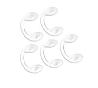 KOMBIUDA 5 Pezzi Naselli in Silicone Morbido per Occhiali Naselli Antiscivolo U-shape Grandi per Studenti Gommini Nasali Flessibili e Confortevoli per Montature di Occhiali