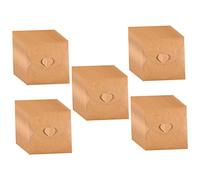 KOMBIUDA 50 Pezzi Custodie per Dvd in Carta Kraft con Bottone a Forma di Cuore, Buste di Carta per CD Multiuso Robuste e Durevoli, Organizer Vintage per Festa a Tema Colore Cestino Viola