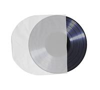 KOMBIUDA 50 Pezzi Custodie Trasparenti per CD Buste Protettive Compatibili con CD Materiale Resistente Protezione Antipolvere e Antiscivolo Facile Accesso AI Dischi