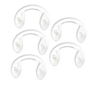 KOMBIUDA 5pezzi Naselli Silicone Per Occhiali Comfort Superiore Design Ergonomico Adatti Per Ragazzo Ragazza e Studenti Materiale Resistente e Morbido Facile Da Installare