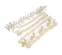 KOMBIUDA 6 Fasce per Chioma da Bambina Fiore, Eleganti e Morbide, per Festa di Compleanno, Accessori per Bambina