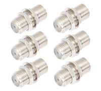 KOMBIUDA 6 Set Connettore Coassiale Tipo per Antenna Tv Facile Installazione e Rimozione Riparazione Danneggiati Design e Resistente