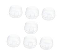 KOMBIUDA 7pezzi Copri Manopole Protettore per Fornelli Gas da Cucina Resistenti Alte Temperature e Usura Facile da Installare e Aprire per Adulti Sicurezza per Ragazzo Ragazza Ragazza