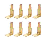 KOMBIUDA 8 Ganci da Parete per Estintore in Acciaio Lucidato Supporto Triangolare Montaggio a Muro Set da 8 Pezzi Professionale per Uso Antincendio Sicuro e Pratico