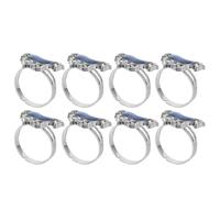 KOMBIUDA 8pezzi Anelli Umore che Cambiano Colore per Donne e Ragazzo Ragazza Ragazza Accessori Tema Animale Fascia Regolabile Gioielli Interattivi che Cambiano Colore Calore e Tocco