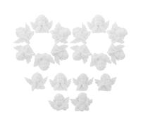 KOMBIUDA Accessori per Custodie per Telefoni 40 Pezzi in Resina Color Crema, Mini Angeli in Stile Barocco per Decorazioni Fai da Te Stili multipli