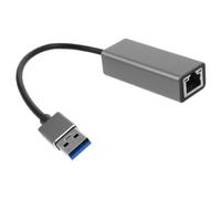 KOMBIUDA Adattatore Internet Usb Per Pc Gigabit in Alluminio Usb3.0 e Type-c a Rj45, Convertitore Di Rete Portatile Plug and Play Per Computer, Tablet e Viaggi
