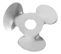 KOMBIUDA Agitatore da Laboratorio in Acciaio Inossidabile, Piastra di Agitazione a Tre Pale da 4 Cm, Paletta per Mescolare Soluzioni Scientifiche e Biochimiche Riutilizzabile