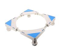 KOMBIUDA Base Per Lavatrice E Asciugatrice Piano Di Lavoro Comodo Per Riporre Prodotti Per Bucato Telaio Resistente A Gambe Fissa Per Impedire Movimenti Indesiderati