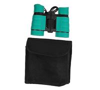 KOMBIUDA Binocolo Compatto 4x30 Per Bambini Binocolo Da Viaggio e Set Portatile Borsa e Panno Per Escursionismo e Attività All'aperto Colore Verde