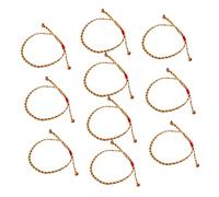 KOMBIUDA Braccialetti Etnici Regolabili Cavigliere Intrecciate Colorate Fatto A Mano Gioielli Boho Per Donna Spiaggia