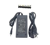 KOMBIUDA Caricabatterie Notebook 96W 10 Pezzi 8 Adattatori Regolabile 12V-24V Alimentatore per Computer Portatile Compatibile Diverse Plastica e Metallo e Resistente