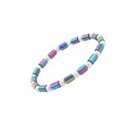 KOMBIUDA Catena per Piedi Pietra Naturale Gallstone Leggera e Portatile, Bracciale Semplice alla Moda, come Regalo per Donne a Feste e Occasioni Speciali