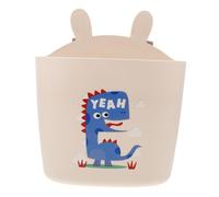 KOMBIUDA Cesto Di Stoccaggio Appeso Per Organizer Per Pannolini e Giocattoli Design Carino Tema Dinosauro Per Letti e Asili Soluzione Salvaspazio Per Casa